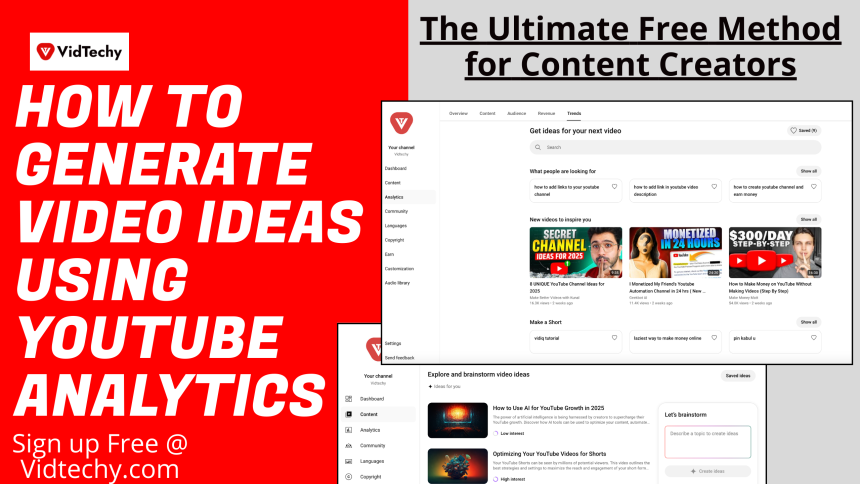 How to Generate Video Ideas Using YouTube Analytics: The Ultimate Free Method for Content Creators